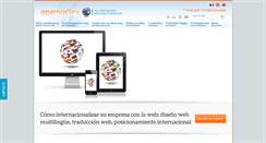 Desktop Screenshot of openvalley.es