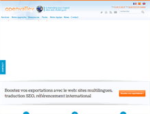 Tablet Screenshot of openvalley.fr